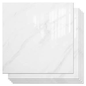 lot 841 image: VallisCo Peel and Stick Backsplash Tiles 20 Sheets 12x12 PVC Self Adhesive Wall Tiles Back Splash Wall Panels Stick on Backsplash for Kitchen Bathroom Laundry Room, White - Retail $29