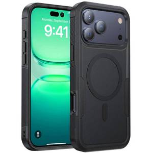 lot 847 image: DEVISELOVE Magnetic for iPhone 17 Pro Max Case Military-Grade Shockproof, Rugged Phone Case, Heavy Duty Protection Compatible with MagSafe Anti-Fingerprint Cover for iPhone 17 Promax 6.9, Black - Retail $17