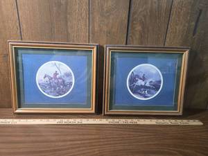 lot 78 image: English Fox Hunt Scene Framed Prints