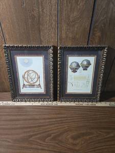 lot 81 image: Framed Astronomical Instrument Prints Set