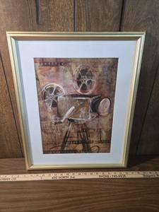 lot 82 image: Classic Film Projector Art Print