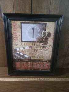 lot 102 image: Cinema Movie Theater Wall Art Print