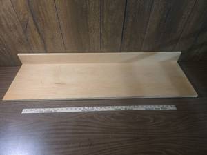lot 115 image: Wooden wall shelf