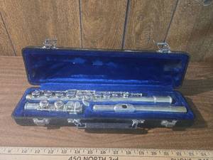 lot 120 image: Flute with Case