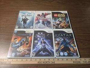 lot 159 image: Nintendo Wii Games Bundle - 6 Popular Titles
