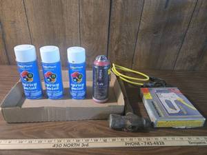 lot 229 image: ColorPlace Spray Paint Set with Staple Gun