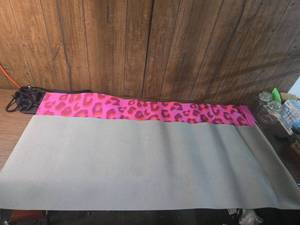 lot 258 image: Pink Leopard Print Exercise Mat