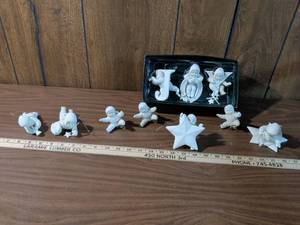 lot 312 image: Department 56 JOY Snow Baby Christmas Ornaments