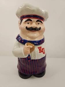 lot 105 image: KU Chef Cookie Jar