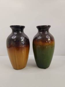 lot 122 image: West German Style Ceramic Vases Set