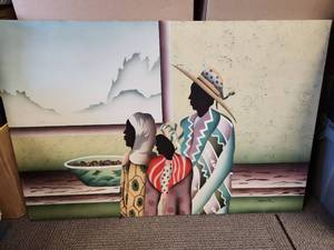 lot 206 image: Art Deco Style Figure Painting by Shiretta