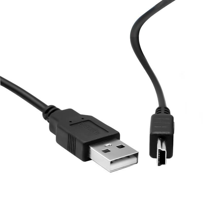 lot 24878 image: Replacement Mini USB Cable Charger Charging Power Cord for OneTouch Verio IQ Blood Glucose Monitoring System Meter,PS3 Controller, MP3, Dash Cam, Garmin GPS,USB A to mini-B Data Transfer Cable & More - Retail $7