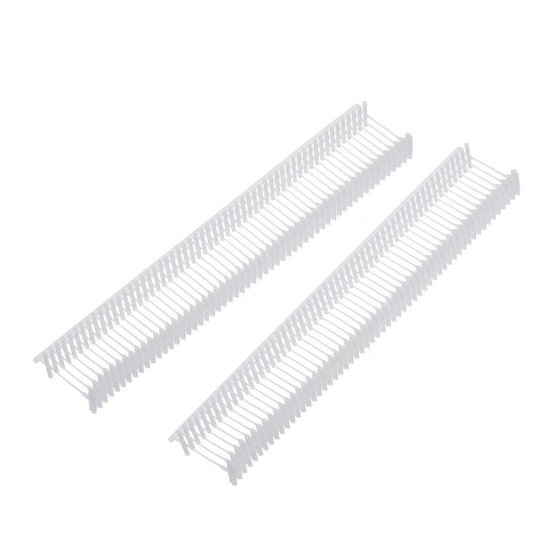 lot 61861 image: 5000Pcs Standard Tagging Gun Fasteners,0.5 Inch White Garment Tags Label Gun Plastic Refills, Fabric Tag Attachments Gun Barbs for Clothing, Retail, All Price Tags - Retail $11