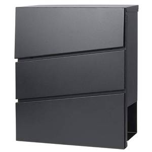 lot 25671 image: Lockable Mailboxes with Keys, Outdoor Wall Mounted Mail Box with Large Capacity,14 310 x 4 110 x 13. BOTTOM BACK CORNERS ARE DENTED. Missing Key. - Retail $43