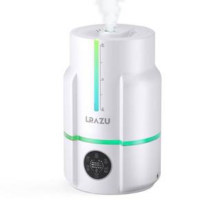 lot 25703 image: 6L1.6Gal Humidifiers for Bedroom, 60H Runtime 26 dB Quiet Supersized Cool Mist Air Humidifiers for Large Room, Baby Nursery, Plant, Indoor, Night Light, Easy to Clean, Precise Humidity Control