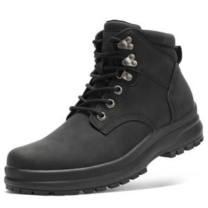 lot 25717 image: Mens Waterproof Hiking Boots - Lightweight Ankle Support, Slip-Resistant Trail Shoes for Outdoor Trekking, BLACK-9