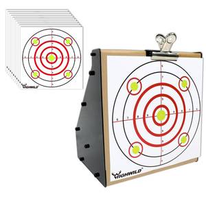 Bullet Trap Box Rated for .22/.17 Caliber (Rimfire Only) - Air Rifle Pellet Gun Targets - Paper Shooting Training Target for Indoor Outdoor - Retail: $53