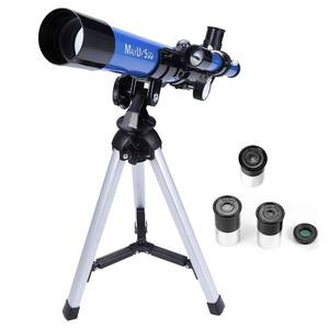 lot 25750 image: Kids Telescope 400x40mm with Tripod & Finder Scope, Portable Telescope for Kids & Beginners, Travel Telescope with 3 Magnification Eyepieces and Moon Mirror - Retail $30