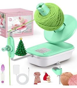 lot 25782 image: Electric Yarn Winder, High Speed Yarn Ball Winder Three Gears Adjustable 4-10oz Large Automatic Winder for Crocheting Convenient and Easy Use, Good Helper for Knitting Enthusiast