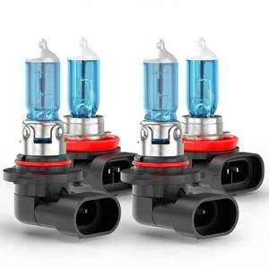 lot 25794 image: Halogen Headlight Bulbs For Jeep Grand Cherokee 2011 2012 2013 2014 2015 2016, 9005 High Beam H11 Low Beam Headlamp Lights, 6000k White Bright, 300% Brightness, 4-Pack - Retail $28