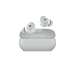 lot 25812 image: Beats Solo Buds - Wireless Bluetooth Earbuds  18 Hours of Battery Life  Apple & Android Compatibility  Built-in Microphone - Storm Gray - Retail $80