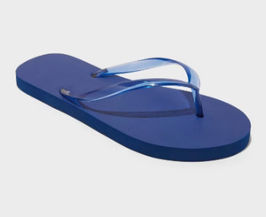 lot 42391 image: Shade & Shore Blue Flip Flops Size 11