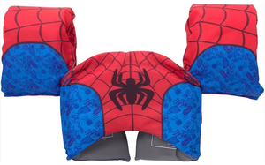 lot 42398 image: SwimWays Marvel Spidey Swim Trainer, US Coast Guard Approved Life Vest Kids Swim Vest, Arm Floaties & Life Jackets for Kids 33-55 lbs, Spidey