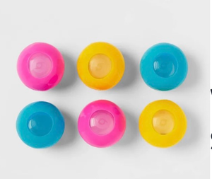 lot 42423 image: Kids Hurricane Reusable 2.25 Water Ball - Sun Squad Pool Games for Ages 5