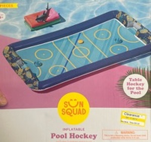 lot 42476 image: Sun Squad Inflatable Pool Hockey Game Set