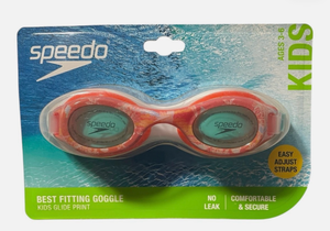 lot 42496 image: Speedo Kids Glide Print Swimming Goggles