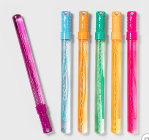 lot 43120 image: Colorful Bubble Wand Set