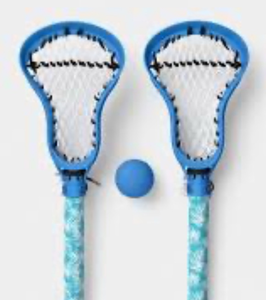 lot 43166 image: Blue Lacrosse Stick Set with Ball