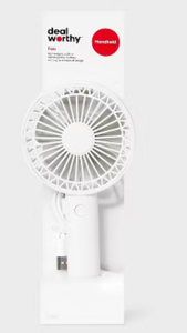 lot 43198 image: Dealworthy Handheld USB Personal Fan