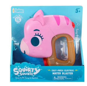 lot 43215 image: Squirty Squirts Electric Water Blaster - Pink Character