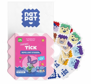 lot 43226 image: NATPAT Kids Tick Repellent Stickers - 24 Count Pack