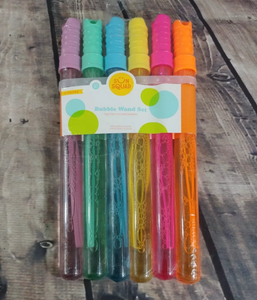 lot 43231 image: Sun Squad Bubble Wand Set - 6 Piece Rainbow Collection