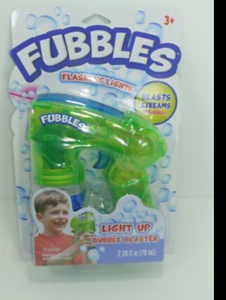 lot 43235 image: Fubbles Light Up Bubble Blaster