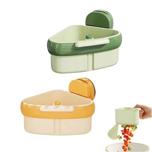 lot 86000 image: NEW Kitchen Sink Corner Suction Storage and Drainer Basket