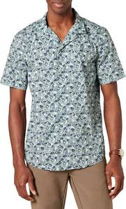lot 55678 image: Amazon Essentials Mens Vacation Cotton Button-Down Resort Shirt, Short Sleeve