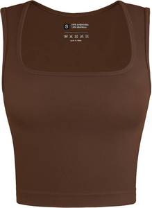 lot 55849 image: OLCHEE Ribbed Crop Tank Top Brown Small