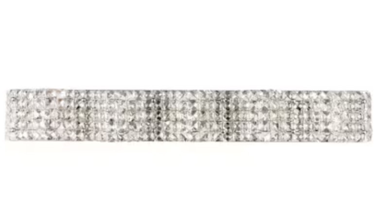 lot 32 image: Elegant Lighting Living District LD7019C Ollie 5 Light 34 inch Chrome Wall sconce Wall Light Retails $219