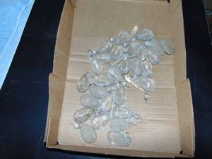 lot 2664 image: Selection of Glass Chandelier Crystals