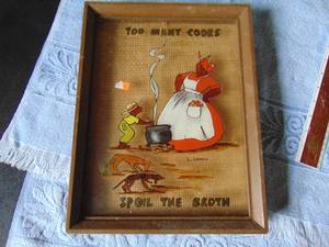 lot 2675 image: Kitchen Decor - - - dont spoil the broth