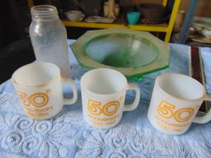 lot 2676 image: Horlick Malted Milk Jar - Galaxy Coffee Cups and More