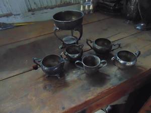 lot 2702 image: Selection of Silver Plate - Cream and Sugars and more