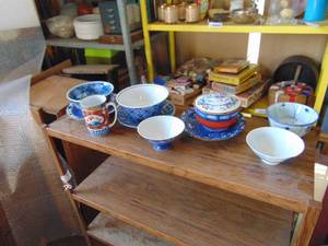 lot 3072 image: Selection of Blue China Pieces
