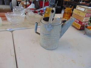 lot 3199 image: Galvanized Sprinkler Can