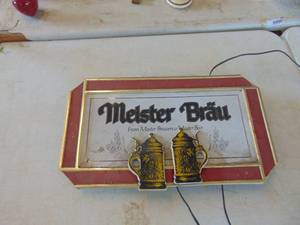 lot 3210 image: Meister Brau Lighted Sign - untested