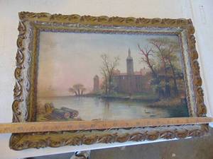 lot 3211 image: Oil On Canvas