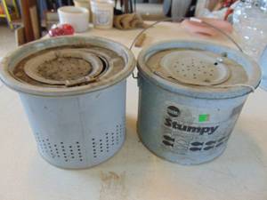 lot 3214 image: Galvanized Minnow Bucket and more